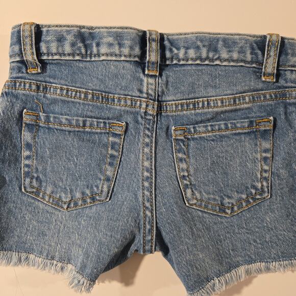 Cat & Jack Denim Floral Shorts 5T - Picture 4 of 5